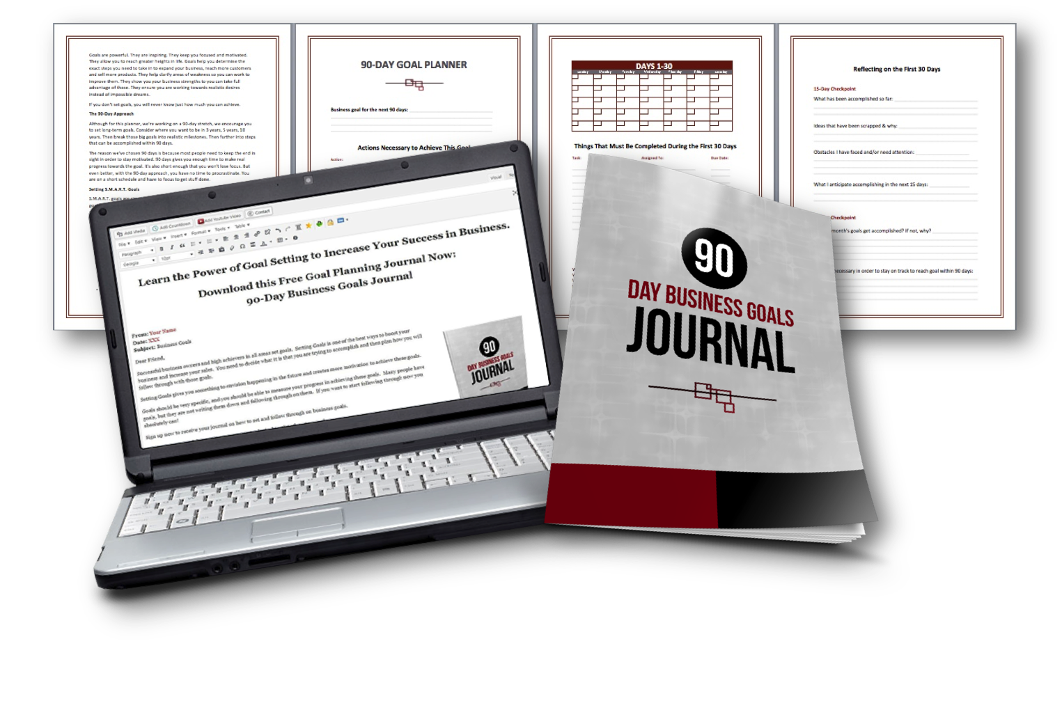 90-Days Business Goals Journal