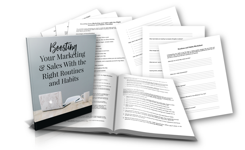 Boosting Your Marketing and Sales with the Right Routines and Habits PLR Report