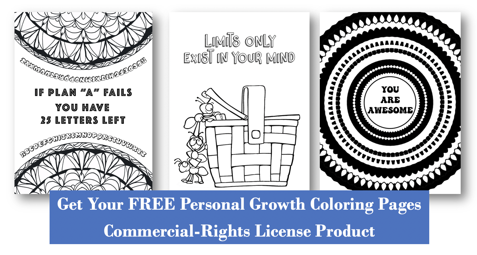 Free Coloring Page PLR to Download for CommercialUse