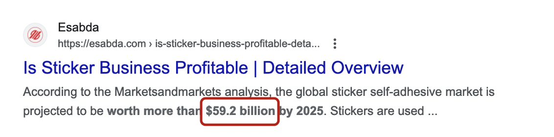 $59.2 Billion Global Sticker Market Estimated by 2025