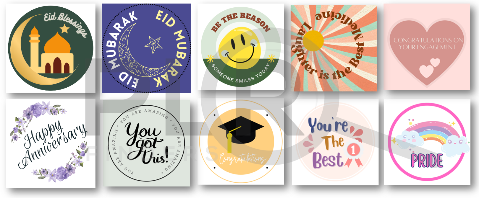 Printable Stickers with PLR Rights