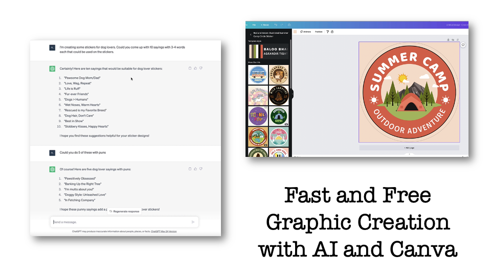 Fast & Free Graphic Creation with AI and Canva
