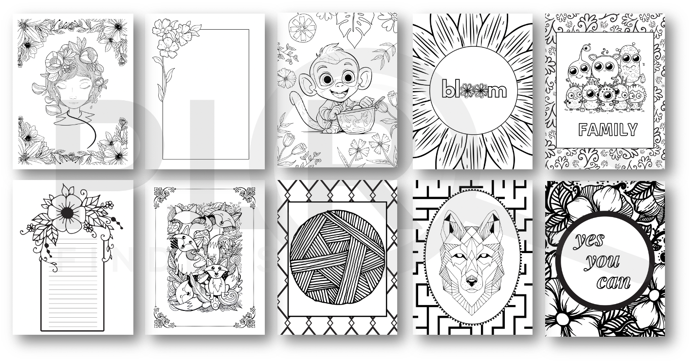 Coloring Pages for Commercial Use