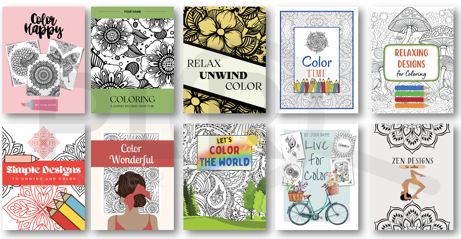 Coloring Book Covers