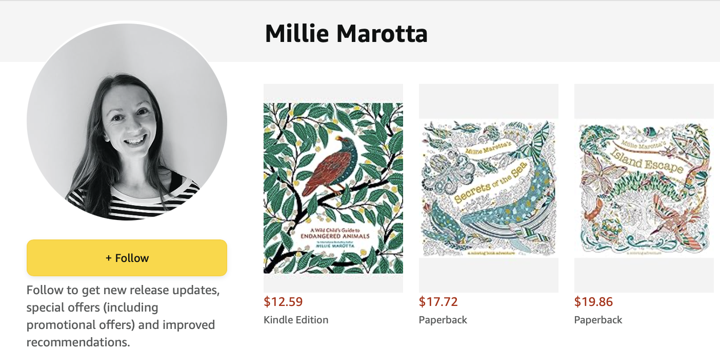 Millie Marotta - Popular Coloring Book Publisher