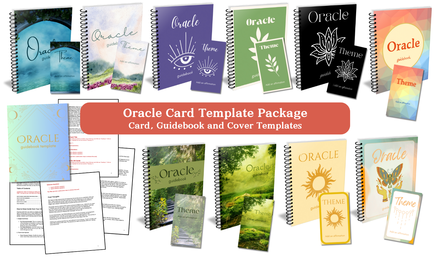 Oracle Card Template Collection