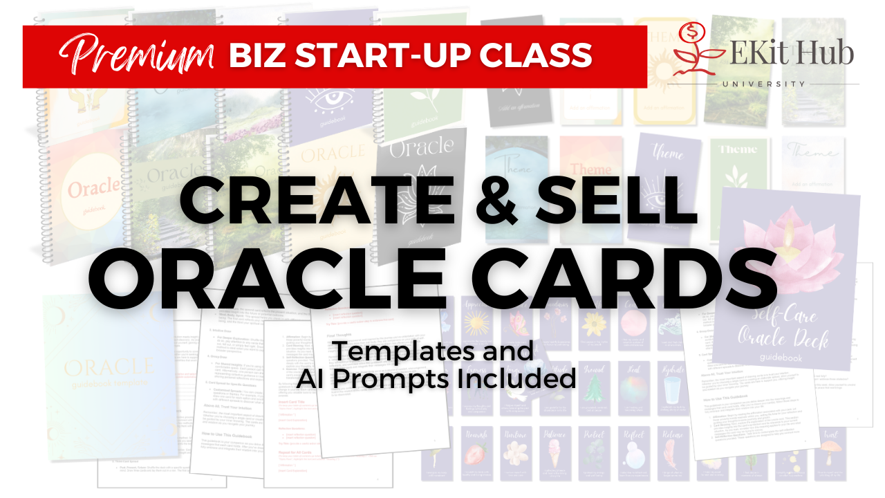 Create & Sell Oracle Cards Training